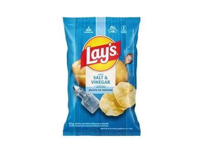 Chips Lays Salt e Vinegar 62g