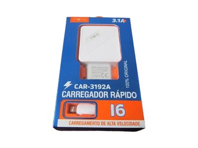 Carregador de Celular Iphone i6 Fonte e Cabo