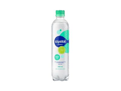 Água Saborizada com Gás Limão Crystal Sabores Garrafa 510ml