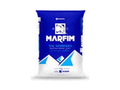 Sal Marinho Refinado Iodado Marfim 1 kg
