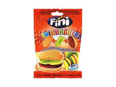 Bala Fini Burguers Sortidos 80g