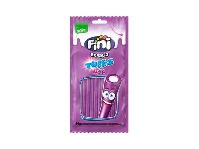 Bala Fini Tubes Uva 80g
