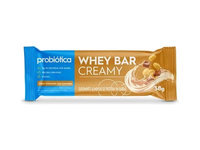Whey Bar Creamy Amendoim com Caramelo 38g
