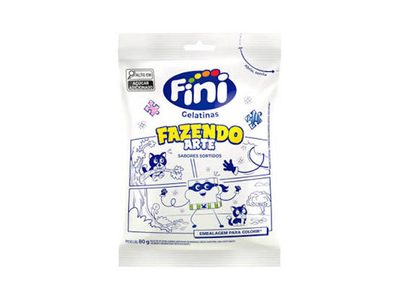 Bala Fini Fazendo Arte Sabores Sortidos 80g